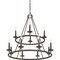 Quoizel Voyager Chandelier VYR5012ML - alternate 6